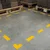 Durable talna oznaka oblika križ 150x150mm (10 kos)