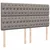 Vidaxl Box spring postelja z vzmetnico taupe 180x200 cm blago