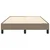 Vidaxl Box spring posteljni okvir taupe 120x200 cm blago