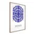 Tiskana slika z okvirjem 60x90 cm Blue Folklore – Styler