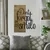Ebedi Nakis -2 GreenBlack Decorative Wooden Wall Accessory