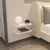 Hanah Home Noćni stočić Ramira, 45x19.6x23.8 cm, Beli