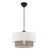 Opviq Luster Echo, 30x30cm, Belo-crni