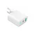 GEMBIRD TA-UC-PDQC20L-W-01 punjac 20W, 2-port USB-A+USB-C LED, Bela