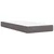 Box spring postelja z vzmetnico siva 80x200 cm umetno usnje