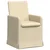 vidaXL Jedilni stoli 2 pcs krema 57 x 67 x 95 cm blago