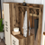 HANAH HOME Cipelarnik sa čivilukom Berlin ABC Walnut Cream