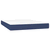 Vidaxl Box spring postelja z vzmetnico modra 140x200 cm blago