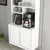 Hanah Home Kuhinjski ormar Lyon 80, Belo-zlatni
