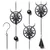 Zvončki (dekoracija) ALCHEMY GOTHIC - Baphomet - HD21