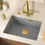 granitni umivalnik Logan 100 Grey Metallic