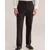 WE Fashion Chino hlače temno rjava