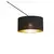 Podesivi LED luster na štapu GORTA 1xE27/60W/230V crna/zlatna