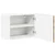Ormar za Zid LUCCA 2 pcs Dimljeni hrast 50 x 31 x 40 cm