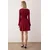 Trendyol Milla ženska haljina Tpraw24El00259, bordo