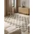 Kremno bela ročno tkana volnena preproga 200x300 cm Boho 1.0 Quadra – Vikosa