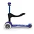 Micro MINI DELUX PLUS 3u1 Dečiji trotinet, LED, Plavi