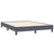 vidaXL Box spring postelja brez vzmetnico temno siva 140x210 cm žamet