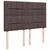 Vidaxl Box spring postelja z vzmetnico temno rjava 160x200 cm blago