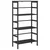 Polica Crni hrast 60 x 29,5 x 115 cm Konstruirano drvo