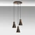 Conceptum Hypnose Luster KONIKKEM-6357-3-RETRO, 75-114cm, 40 cm, 3xE27