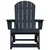 Adirondack ljuljačka Mornarsko plava 92 x 73,5 x 92 cm HDPE