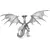 Metal Earth Premium Series 3D sestavljanka: Jekleni zmaj