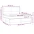 Vidaxl Box spring postelja z vzmetnico LED črna 180x200 cm blago