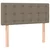 Vidaxl Box spring postelja z vzmetnico LED taupe 80x200 cm blago