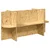 Osnovica za terarij s policom Smeđa 100 x 40 x 50 cm OSB