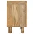 vidaXL Ročno izdelana nočna omarica Teak rjava 40 x 30 x 45 cm