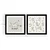 Wallity slika 2P3333SCT-019, 2 dijela, 33 x 68 cm