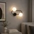Zidna lampa MT404, crna