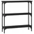 Konzolni stol crni 75 x 22,5 x 75 cm od konstruiranog drva