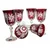 Marika Kozarci za vino Ruby Crystal 220ml Olive Grinder 6 kosov