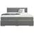 BOXSPRING KREVET 180/200 cm  siva