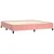 Vidaxl Box spring postelja z vzmetnico roza 200x200 cm žamet