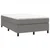 Krevet box spring s madracem tamnosivi 120 x 190 cm tkanina