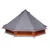 Tipi šator s krovom Siva i narančasta 508 x 470 x 300 cm taft