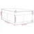 Vidaxl Box spring postelja z vzmetnico temno rjava 140x200 cm blago