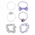 Set Gumica za Kosu Disney Frozen 6/1 | Cerda Beauty | Kozmo Online