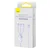 BASEUS USB kabel 3v1 Baseus Flash II, USB-C + micro USB + Lightning, 66 W, 1,2 m (vijoličen)