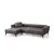 ATELIER DEL SOFA Ugaona garnitura Hamlet Left Dark Grey