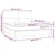 Vidaxl Box spring postelja z vzmetnico LED krem 160x200 cm blago