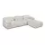 Atelier del Sofa Ugaona garnitura 95x75x288cm Bela