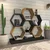 Hanah Home Polica 120x109x29,5cm Crno-Hrast