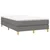 Krevet box spring s madracem tamnosivi 120 x 190 cm tkanina