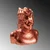 Aberto Design Dekorativna figura Yak-041, 35x42x32 cm