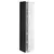 METOD Visoki element s policama, bela/Lerhyttan crno bajcovano, 40x60x200 cm