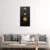 Canvas Slika na platnu Zlatni krugovi, 50x100cm, Sa ramom, Beli